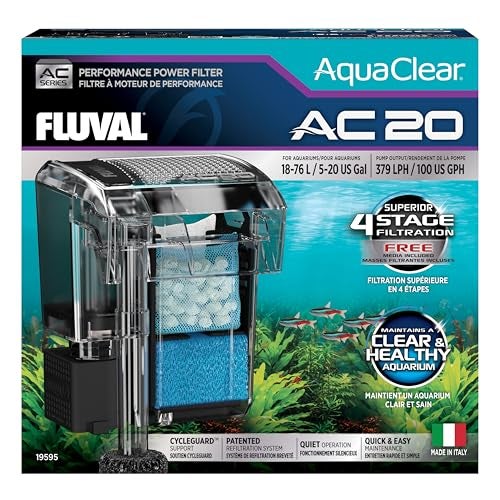 Fluval AC20 Power Filter, 5-20 US Gal / 18-76 L - Fluval USA (fluvalaquatics.com) - Image 1