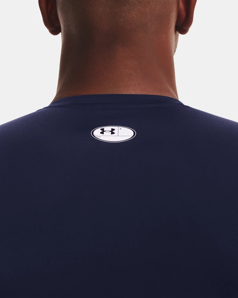 UNDER ARMOUR Blue Men's HeatGear® Armour T-Shirt for Men | Best Price UAE