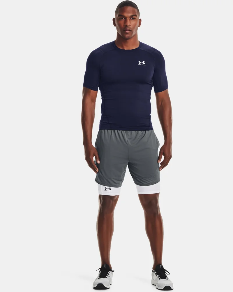 UNDER ARMOUR Blue Men's HeatGear® Armour T-Shirt for Men | Best Price UAE
