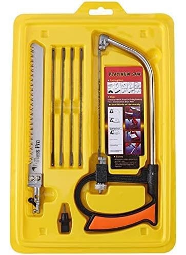 HELLARO HELLARO 9 in 1 Multifunctional Magic bow Saw with 5 Saw Blades Hand Kit Set For Woodworking Tool Corded Electric  - Image 2