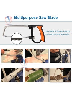 HELLARO HELLARO 9 in 1 Multifunctional Magic bow Saw with 5 Saw Blades Hand Kit Set For Woodworking Tool Corded Electric  - Image 4