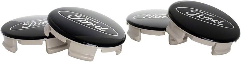 Racing Truck/SUV Black And Chrome Wheel Center Cap Kit, M-1096K-BCT