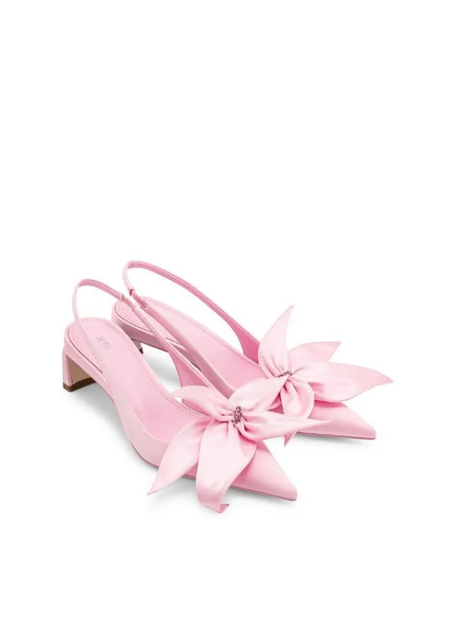 JW PEI Queena Floral Appliques Slingback Pumps