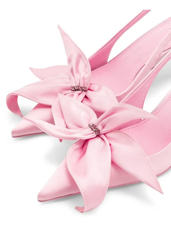 جيه دبليو بي كوينا بمبز slingback بتطريزات زهور