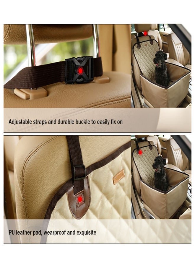 DogLemi Car Seat Cover for Pets Dog Booster Seat Water-resistant Foldable Travel Safety Seat Protector - Image 3