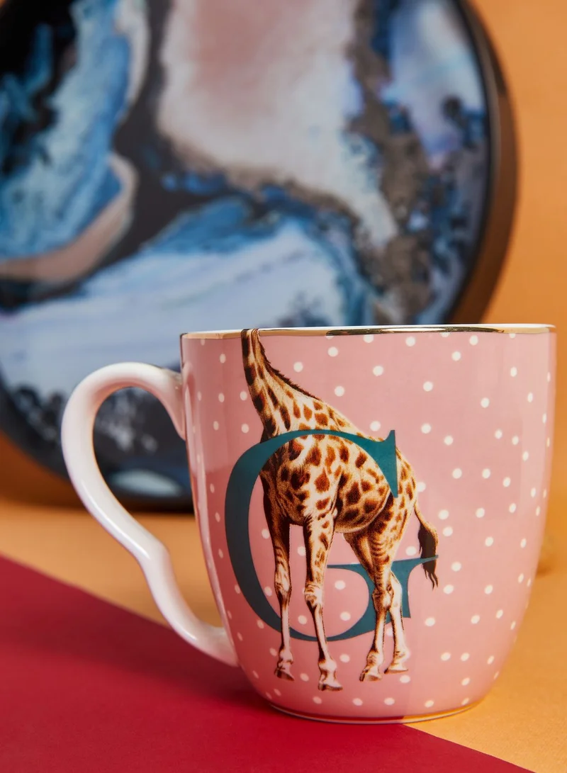 YVONNE ELLEN Alphabet Mug - Giraffe