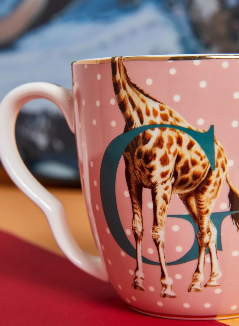 YVONNE ELLEN Alphabet Mug - Giraffe