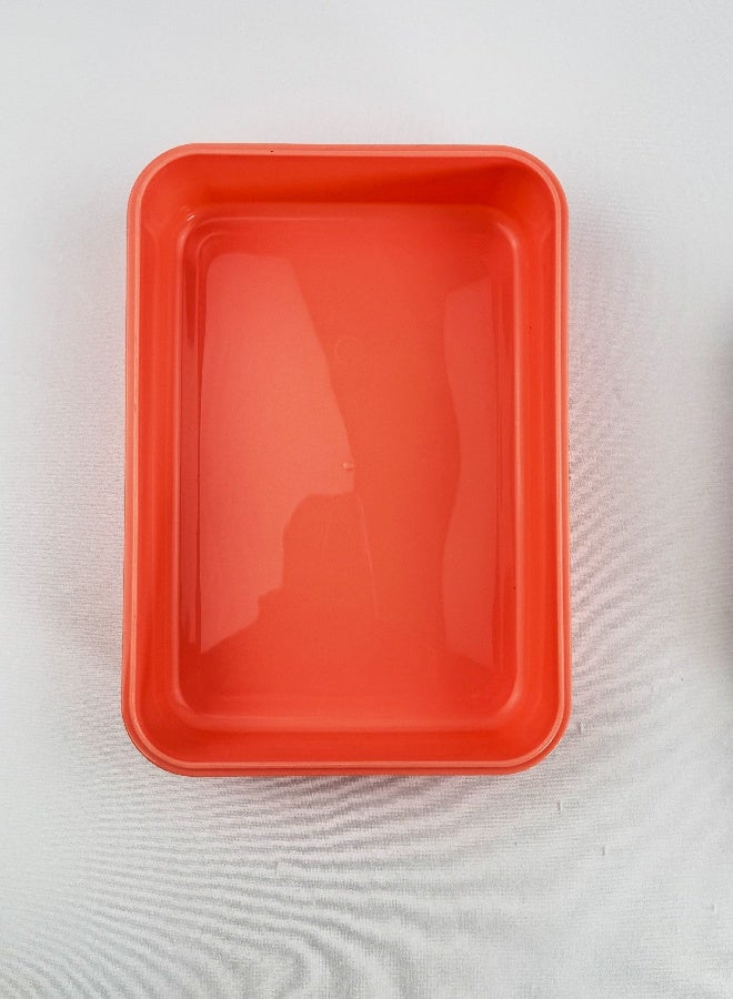 توشيونيكس صندوق غداء آمن للاستخدام في الميكروويف مصنوع من الفولاذ المقاوم للصدأ - سعة 1.2 لتر - مزود بثلاثة أقسام، وغطاء مانع للتسرب، وملعقة، وخالي من مادة BPA، وآمن للاستخدام في الفريزر وغسالة الأطباق - للأطفال والكبار - مثالي للمدرسة والمكتب وصالة الألعاب الرياضية والسفر - 21 × 15 × 5 سم - Image 4