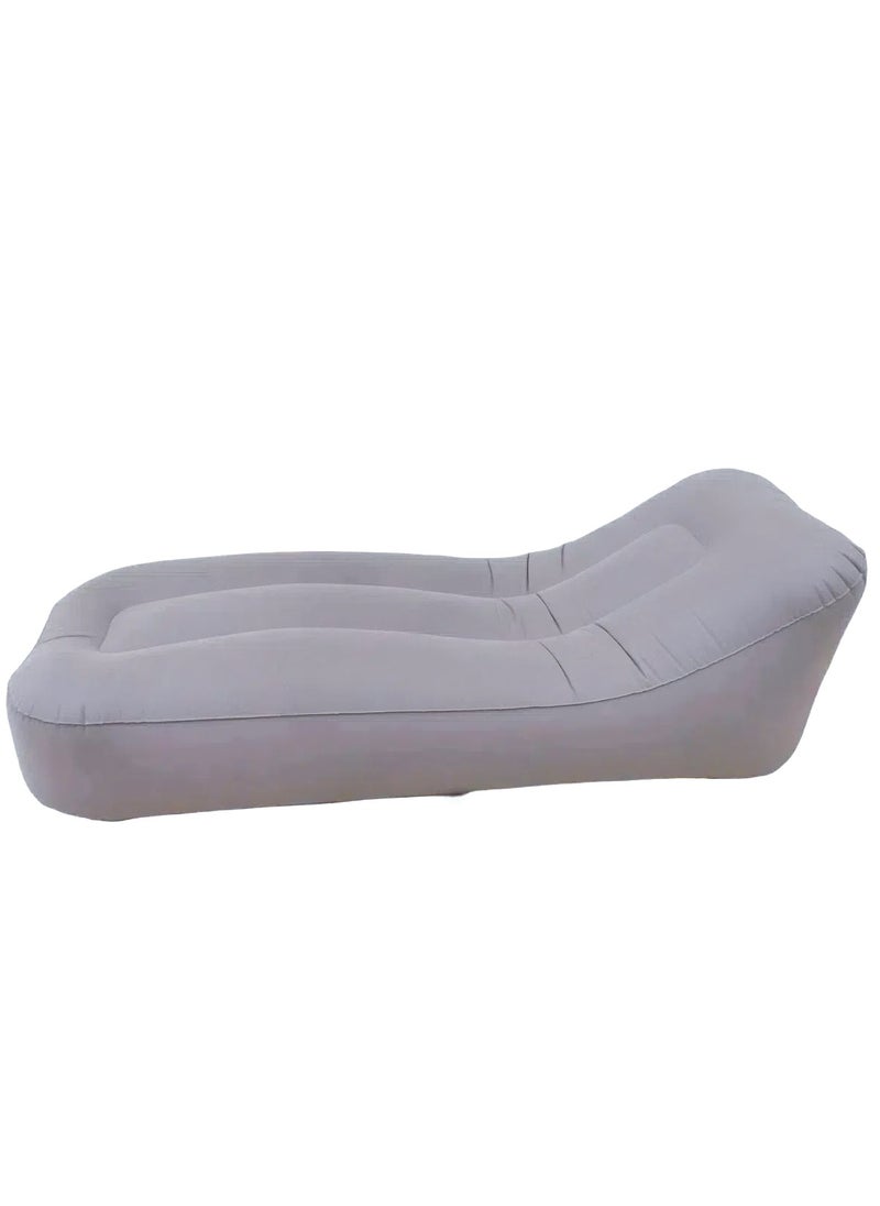 Albawadi - Portable Inflatable Sofa Chair Air Bed Auto Inflatable Couch Lazy Sofa with Built-in Pump - Image 1