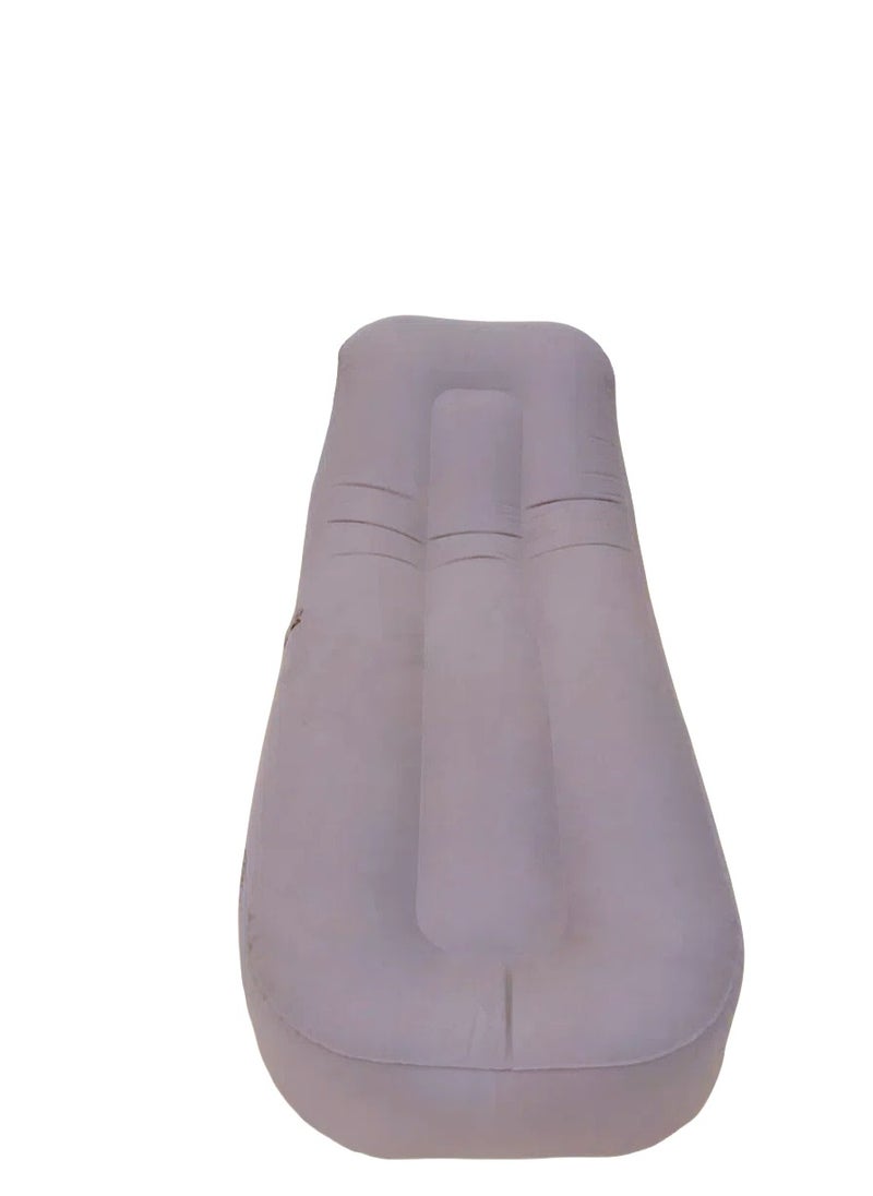 Albawadi - Portable Inflatable Sofa Chair Air Bed Auto Inflatable Couch Lazy Sofa with Built-in Pump - Image 1