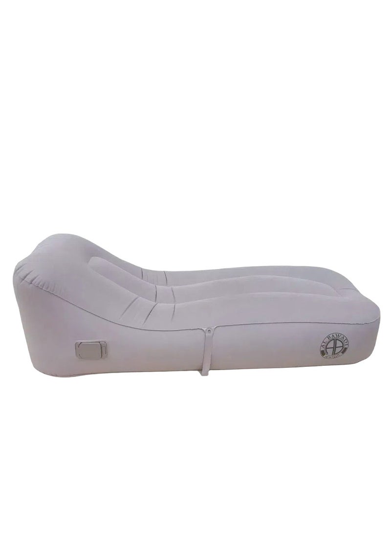 Albawadi - Portable Inflatable Sofa Chair Air Bed Auto Inflatable Couch Lazy Sofa with Built-in Pump - Image 1