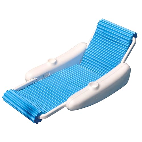 Swimline Eva Sunchaser Lounger Seat Pool Float White - Image 1