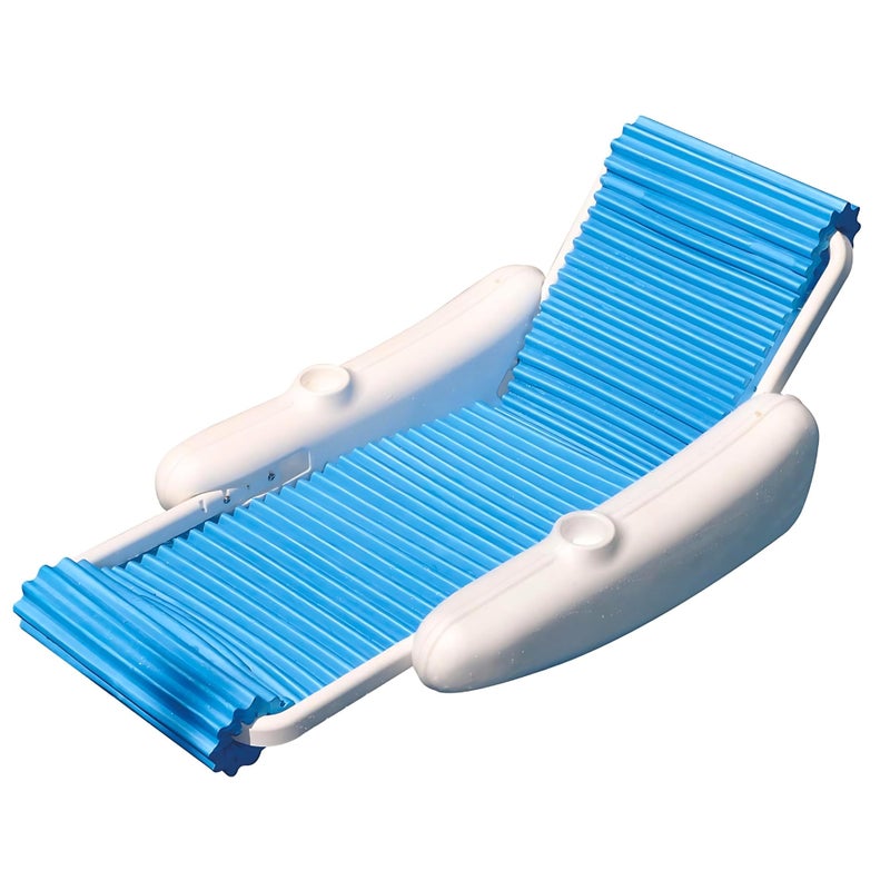 Swimline Eva Sunchaser Lounger Seat Pool Float White - Image 2