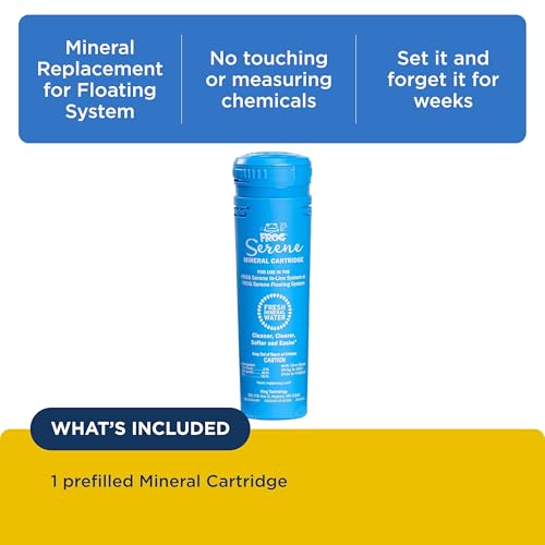 FROG Serene Replacement Mineral Cartridges for use with Hot Tub FROG Serene Floating Sanitizing System - Prefilled for Quick & Easy Hot Tub Maintenance - 1 Pack - Image 3