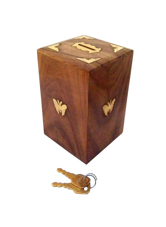 ITOS365 Handicrafted Wooden Money Bank - Coin Saving Box - Piggy Bank - Gifts for Kids, Girls, Boys & Adults - Image 3