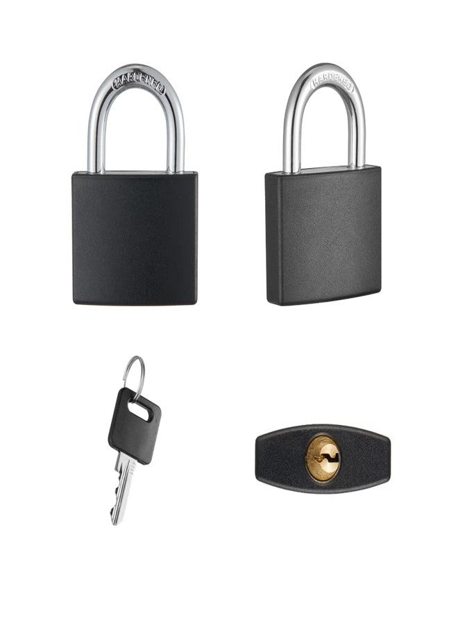 CINCINNO قفل سينسينو المغطى المصنوع من الألومنيوم مع مفتاح، عبوة من 8 أقفال بمقاس 1-9/16 بوصة بنفس المفتاح، قفل بمفتاح للاستخدام الخارجي - Image 3