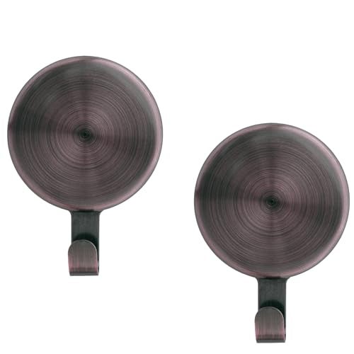 Haute Decor Attract Magnetic Wreath Hanger (Oil-Rubbed Bronze) - Set of 2 Magnets - for 2 Metal Doors or Surfaces or 1 Single-Pane Glass Door or Window - Image 1