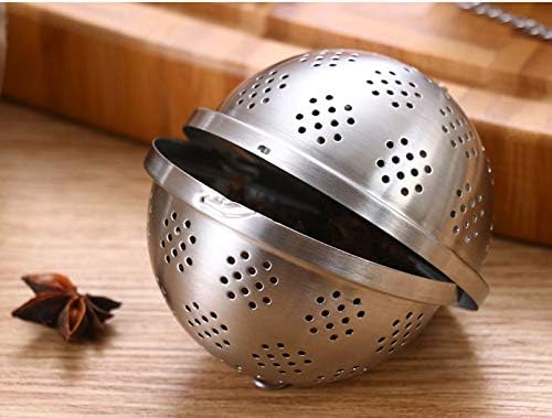 CATOSUM Spice Ball Extra Large For Cooking, Seasoning Ball, Spice Infuser, Tea Ball Filter, With Extended Chain Hook For Enhancing Soups, Stews, Cider, Wine, And Especially Brewing Large Quantities Of Tea - Image 4