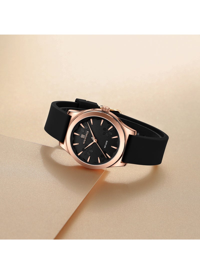 NAVIFORCE - Elegant Analog Watch with Stylish Dial Design Durable Strap Water Resistant Timepiece for Everyday and Formal Wear - Image 1