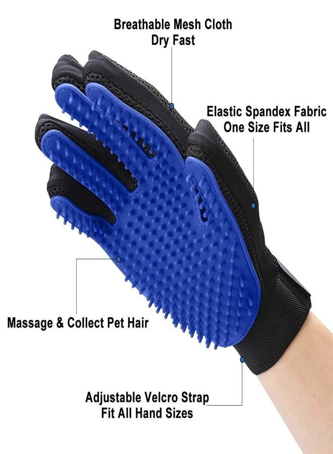 SOCHEP True Touch Silicone Cleaning Hair Brush Animal Massage Grooming Bath Gloves (Multicolor, Small) - Image 3