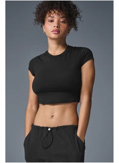 alo Tight quick-drying fitness top Yoga wear Running Pilates T-shirt Short sleeves