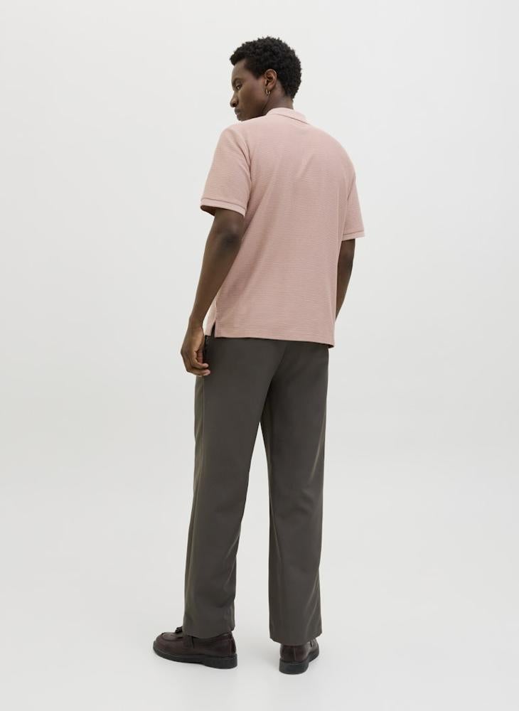 JACK & JONES Jprccronnie Short Sleeve Zip Polo Shirt  - Image 2