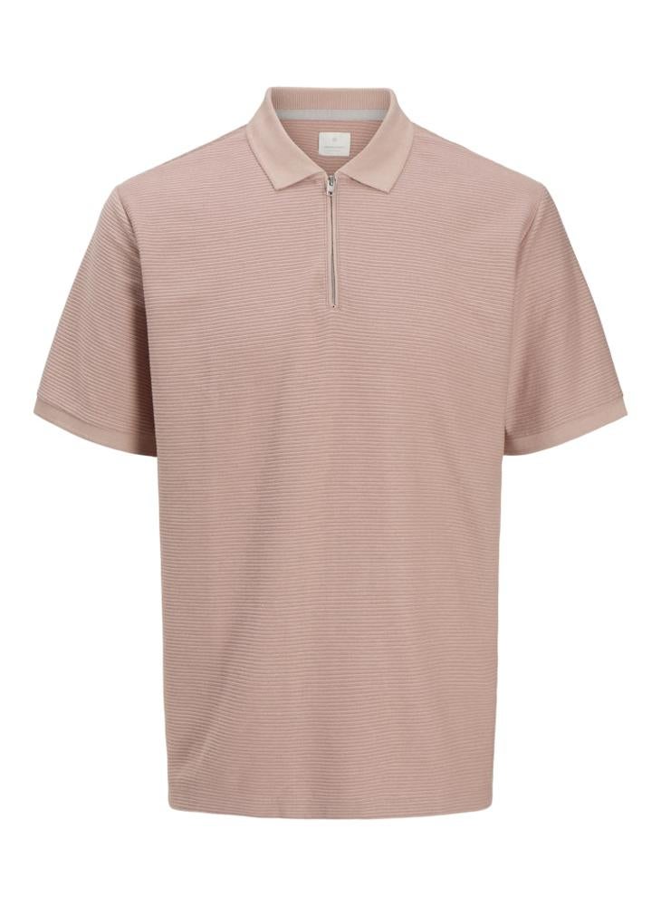 JACK & JONES Jprccronnie Short Sleeve Zip Polo Shirt  - Image 5