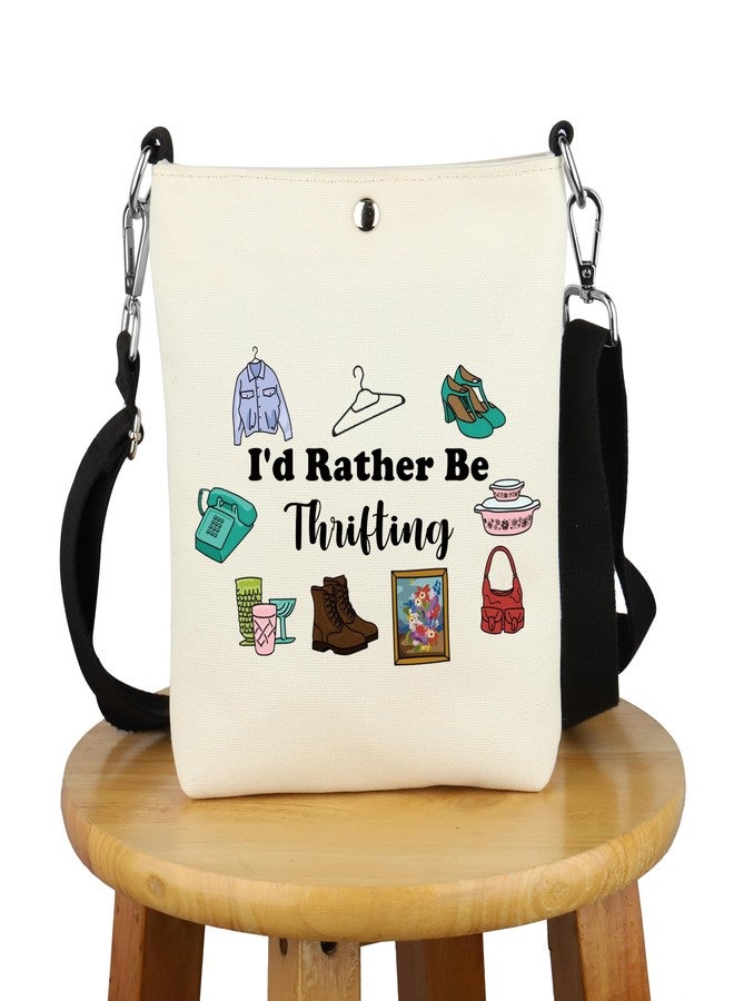 جي 2 توب حقيبة كروسبودي من G2TUP Thrifter Gift، بتصميم عصري مستطيل الشكل، مقاومة للماء، لون أبيض كريمي، للنساء، مقاس 8.28 بوصة طول × 7.87 بوصة عرض × 1 بوصة ارتفاع. - Image 1