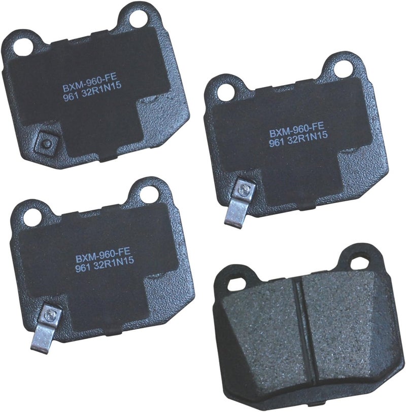 Bendix Premium SBM961 Semi-Metallic Rear Brake Pads for Select Models INFINITI G35, Mitsubishi Lancer, Nissan 350Z, Subaru BRZ, Impreza, WRX STI, STI - Image 1