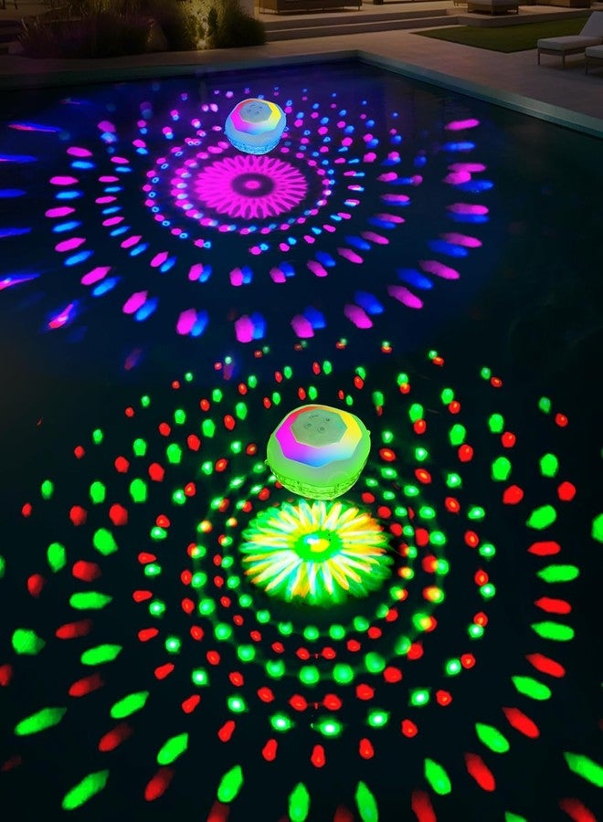 Niceput Floating Pool Lights, 9000mAh Rechargeable Swimming Pool Lights That Float, IP68 Waterproof Glow Pools Light, Color Changing Hot tub Light, Pool LED Floating for Inground Above Ground Pools,-1PC - Image 1