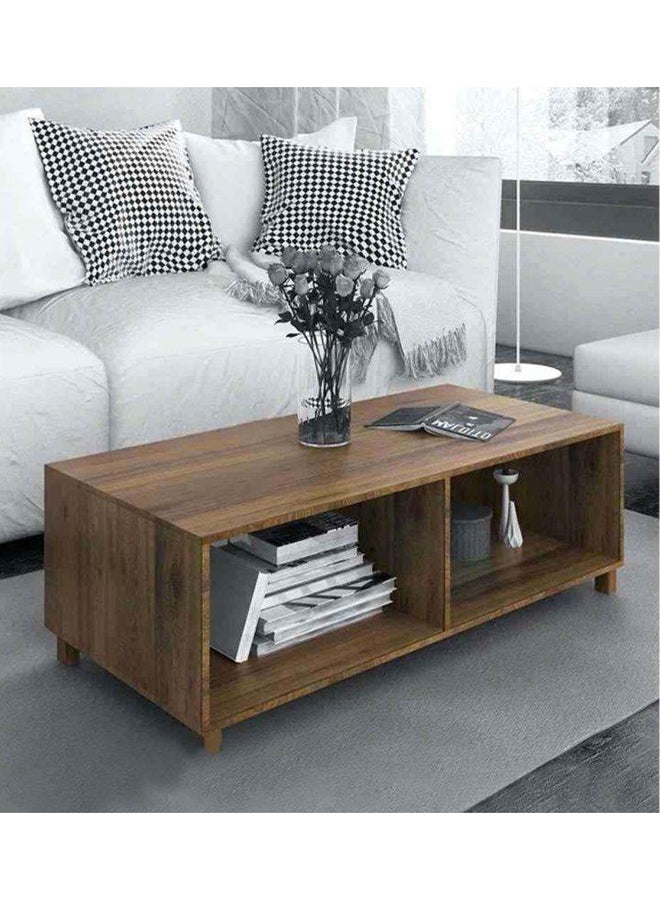 Al Home Classic Brown Center Table With Timeless Style - 45x100x50 cm - By Alhome