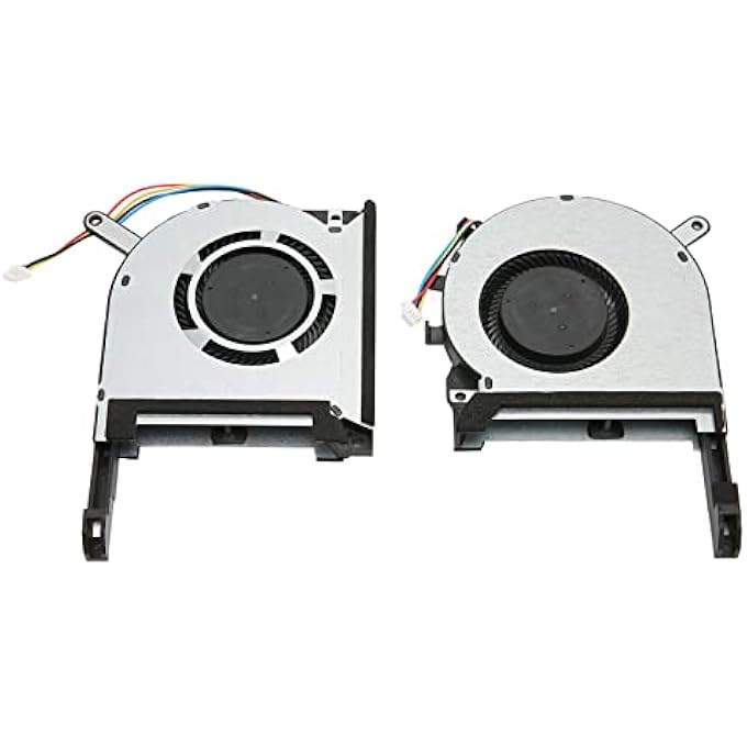 LAPTOP COOLING FAN FOR TUF GAMING FA506 IV FA506IU FA506IH FX506IU FX506LH, 4 PIN CPU GPU COOLING FAN,SMALL LIGHTWEIGHT COOLING FAN REPLACEMENT, EASY TO INSTALL AND - Image 1