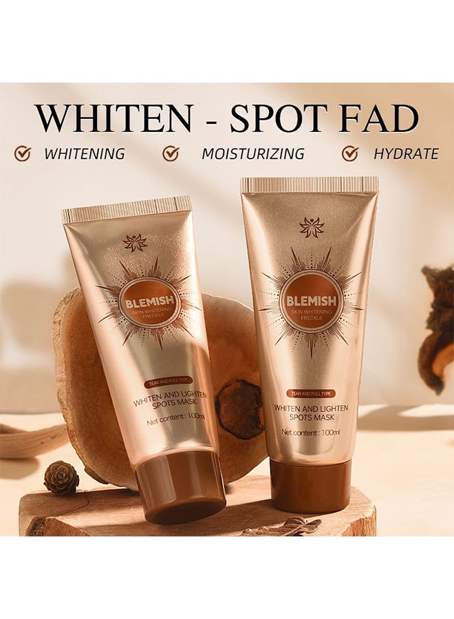 اوكيل قناع تبييض وتفتيح البقع ، قناع تقشير الوجه للبقع العشبية ، قناع تقشير البقع العشبية ، قناع مضاد للشيخوخة مضاد للتجاعيد ، التغذية العميقة وشد المسام ، مناسب لجميع أنواع البشرة - Image 4