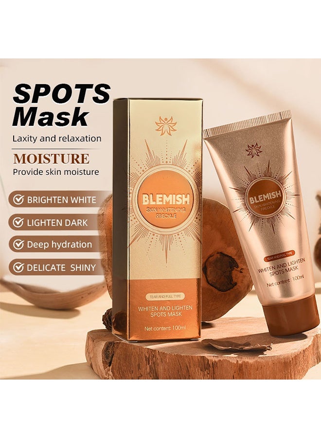 اوكيل قناع تبييض وتفتيح البقع ، قناع تقشير الوجه للبقع العشبية ، قناع تقشير البقع العشبية ، قناع مضاد للشيخوخة مضاد للتجاعيد ، التغذية العميقة وشد المسام ، مناسب لجميع أنواع البشرة - Image 3