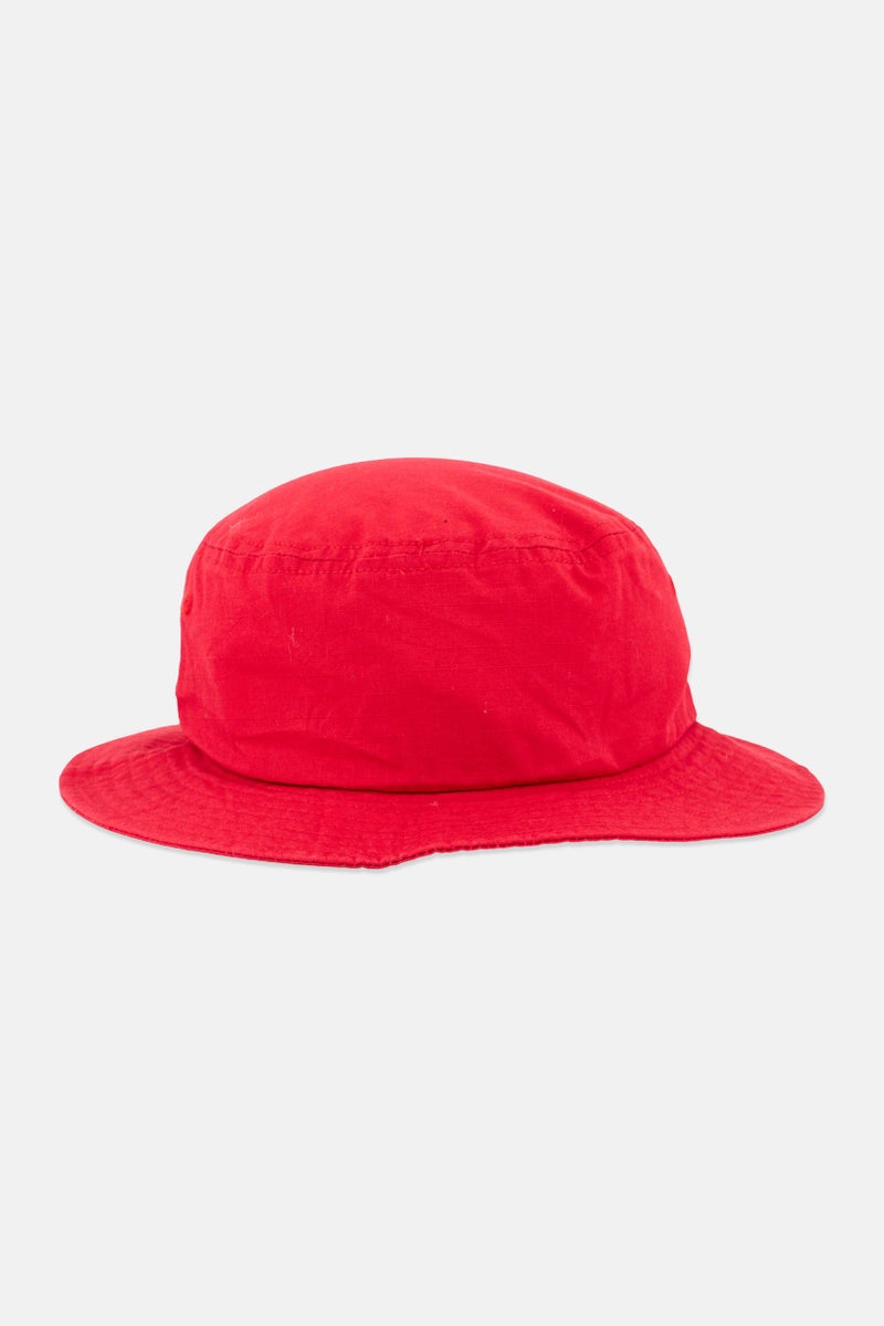 Champion Men Brand Logo Bucket Hat, Red - Image 2