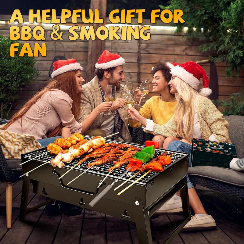SOOFUN Stocking Stuffers Grilling Gifts for Men - Smoker Accessories, BBQ Sauce Pot and Basting Brush Set Cool Kitchen Gadgets Unique for Dad Son Grandfather Wife Fun Cooking Supplies - Image 2