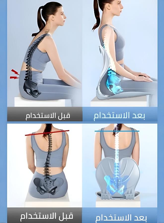 وسادة مقعد قابلة للطي ومجموعة وسائد أسفل الظهر لدعم الظهر لتخفيف آلام عرق النسا وأسفل الظهر والعصعص وسادة قابلة للتعديل وقابلة للغسل في الغسالة ومتعددة الوظائف ومناسبة للمكاتب وكراسي الألعاب ودعم أسفل الظهر بعد الولادة وسادة مريحة لتخفيف الألم متعددة الأغراض وسادة مريحة للجلوس لفترات طويلة ومناسبة للبالغين والأطفال وسادة مسند ظهر مدمجة - Image 4