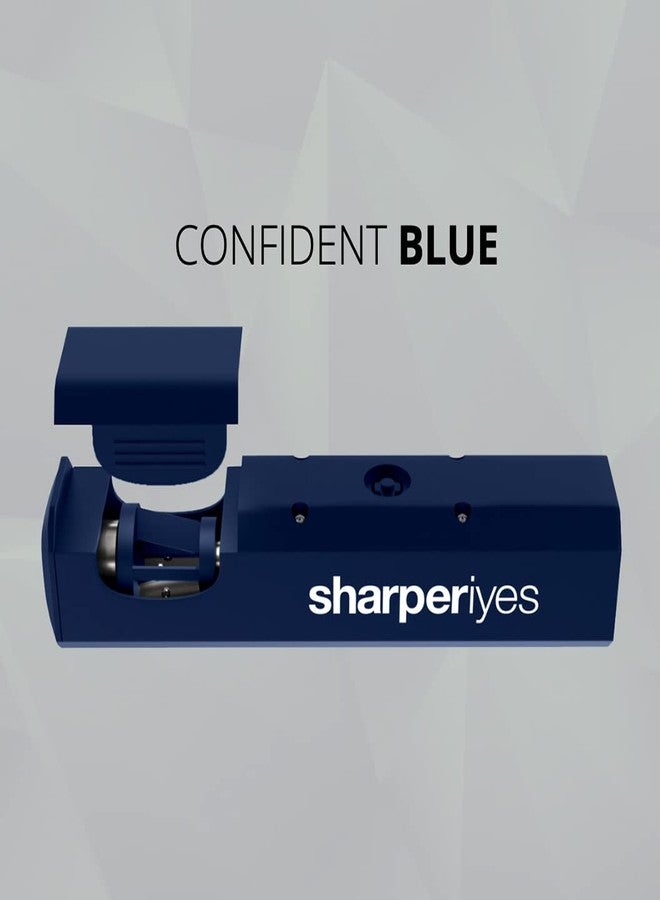 SharperIyes Automatic Sharpener for Cosmetic Wood Pencils Only (Blue) *not Intended for Plastic Gel Cosmetic Pencils. - Image 3