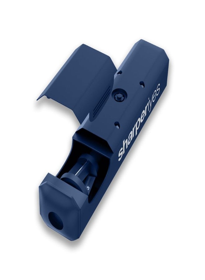 SharperIyes Automatic Sharpener for Cosmetic Wood Pencils Only (Blue) *not Intended for Plastic Gel Cosmetic Pencils. - Image 1