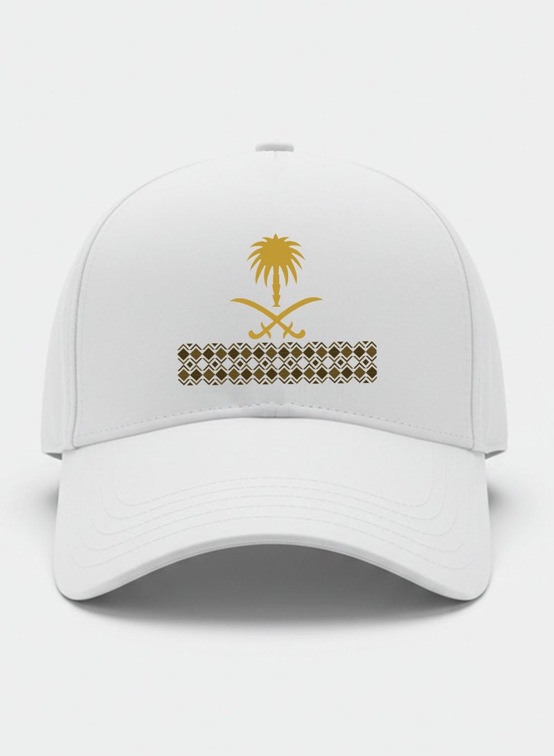 لوحة كاب مصنوع من القطن بتصميم لمناسبة اليوم الوطني السعودي وللتعبير عن حب الوطن في كل وقت - Image 5