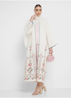hayas closet V-Neck Abaya  - Image 1