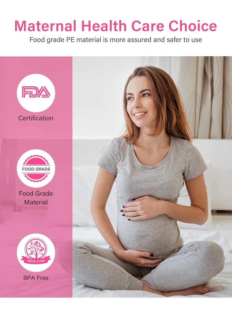 SOLARAE Peri Bottle for Postpartum Essentials 15 oz, Feminine Care, Travel Bidet Portable Bidet with 2 Food Grade Silicone Nozzles, Travel Bag, Cleaning Brush, 450 ml Large Capacity - Image 2