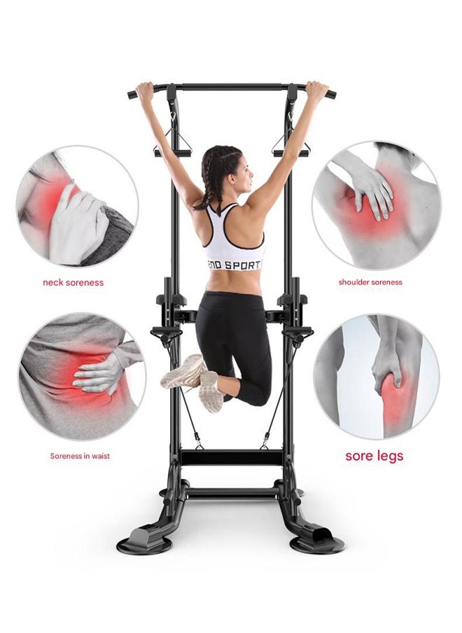 keke Multi-Function Adjustable Power Tower Pull-Up & Dip Station Strength Training Equipment for Gym  - Image 5