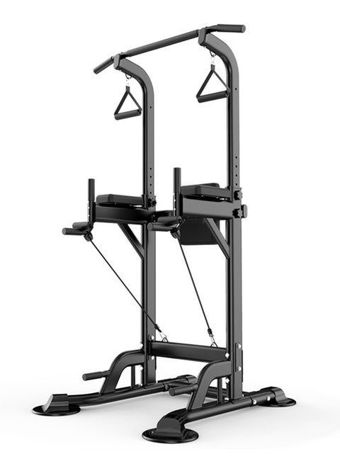 Multi-Function Adjustable Power Tower Pull-Up & Dip Station Strength Training Equipment for Gym