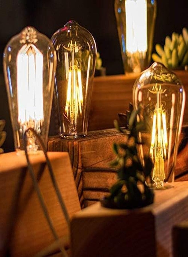 DECOFOLD Filament Bulb, Edison Tungsten, E27 Base Bulb For Table Lamps/Wall Light/Wall Lamps, Light Bulbs For Hanging/Ceiling/Pendant Lights for Decoration for Home (Pack of 3) - Image 5