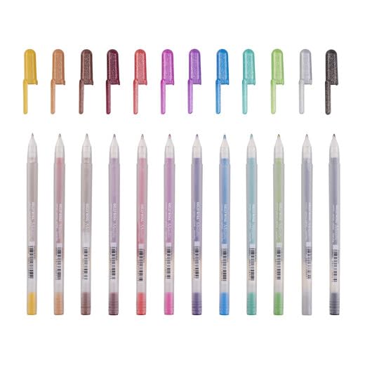 Sakura Gelly Roll Metallic Shiny, Pack of 12 Pens - Image 3