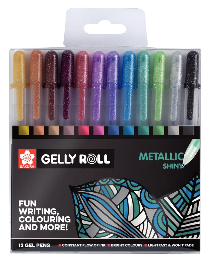Sakura Gelly Roll Metallic Shiny, Pack of 12 Pens - Image 2