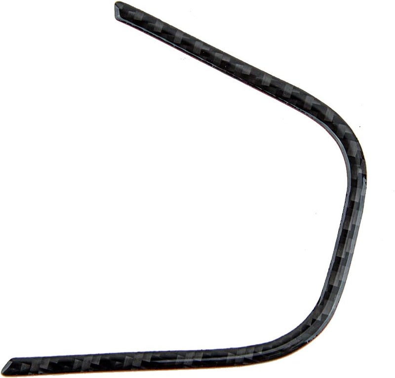 QASULER 3Pcs Carbon Fiber Steering Wheel Button Cover Trim - Image 2