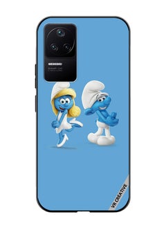 Protective Case Cover For Xioami Poco F4 GT The Smurfs Design Multicolour