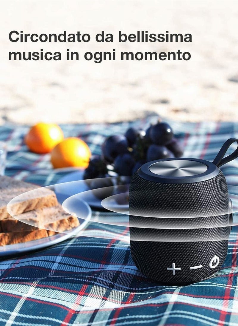 Y&D Bluetooth Speaker, Portable Speakers IPX7 Waterproof, Mini Shower Speaker Wireless 5.0, 360 HD Surround Sound, Stereo Bass, Pool and Outdoor  - Image 5